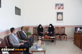 نشست مشترک معاونت فرهنگی و اجتماعی دانشگاه بیرجند با ریاست آموزشکده دختران بیرجند 2