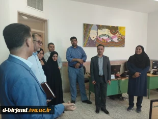 بازدید جناب آقای دکترعلیرضا جهانگیر سرپرست دانشگاه ملی مهارت واحد استانی خراسان جنوبی ازآموزشکده دختران بیرجند 3