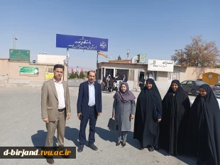 بازدید جناب آقای دکتر منصوری، مدیر کل نظارت و ارزیابی دانشگاه ملی مهارت،از آموزشکده دختران بیرجند  2