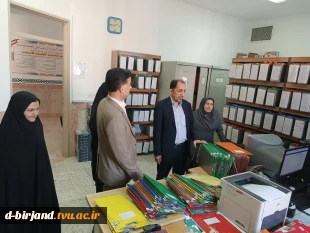 بازدید جناب آقای دکتر منصوری، مدیر کل نظارت و ارزیابی دانشگاه ملی مهارت،از آموزشکده دختران بیرجند  4