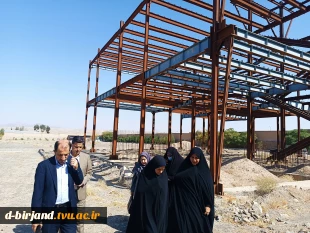 بازدید جناب آقای دکتر منصوری، مدیر کل نظارت و ارزیابی دانشگاه ملی مهارت،از آموزشکده دختران بیرجند  5