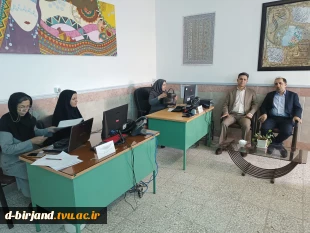 بازدید جناب آقای دکتر منصوری، مدیر کل نظارت و ارزیابی دانشگاه ملی مهارت،از آموزشکده دختران بیرجند  6