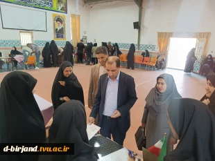 بازدید جناب آقای دکتر منصوری، مدیر کل نظارت و ارزیابی دانشگاه ملی مهارت،از آموزشکده دختران بیرجند  7