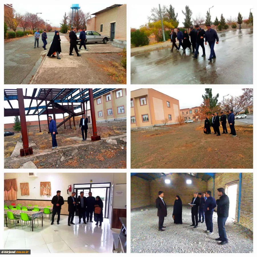 بازدید جناب آقای مهندس عبدی، مدیرکل امور عمرانی دانشگاه ملی مهارت از آموزشکده دختران بیرجند 2