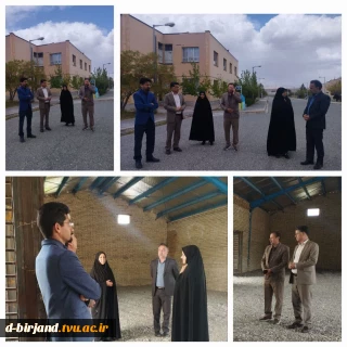 بازدید اعضای هیات رئیسه دانشگاه ملی مهارت واحد استان خراسان جنوبی از آموزشکده دختران بیرجند