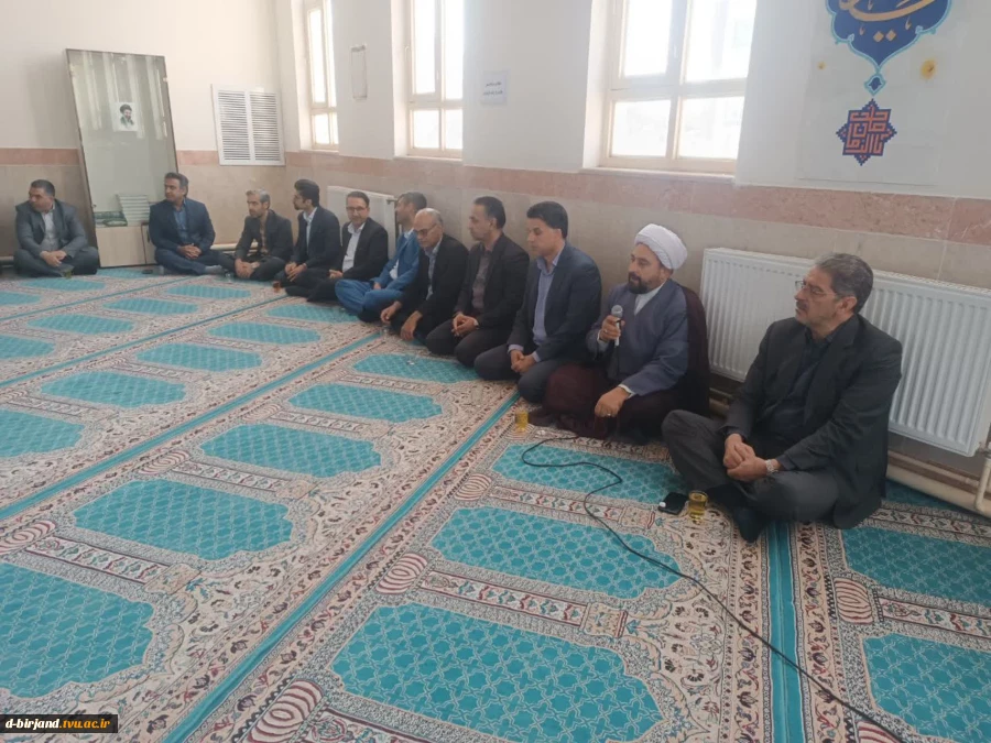 دیدار جناب دکتر زمانی ریاست  دانشگاه ملی مهارت، با کارکنان دانشگاه ملی مهارت استان خراسان جنوبی 2