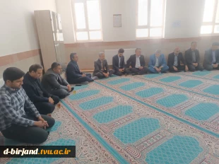 دیدار جناب دکتر زمانی ریاست  دانشگاه ملی مهارت، با کارکنان دانشگاه ملی مهارت استان خراسان جنوبی 4