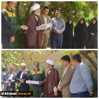 تقدیر از  مسئول فضای سبز دانشگاه ملی مهارت خراسان جنوبی به مناسبت روز جهانی جمعیت