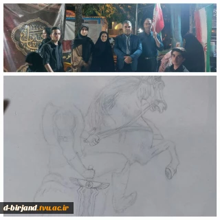 برگزاری برنامه های هنری در  موکب دانشگاه ملی مهارت استان خراسان جنوبی