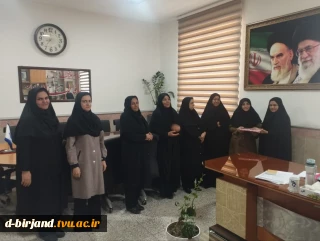 تقدیر ریاست آموزشکده دختران بیرجند از مسئول  روابط عمومی