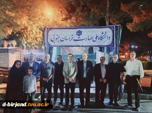 حضور پرشور و گسترده اساتید، کارکنان و دانشجویان این دانشگاه ، شب عید غدیر خم در موکب دانشگاه ملی مهارت استان خراسان جنوبی  2