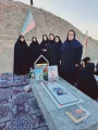حضور اساتید و دانشجویان آموزشکده دختران بیرجنددر مراسم سالگرد شهادت شهید والامقام «اسماعیل نادی»