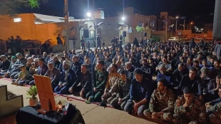 حضور در مراسم سالگرد شهادت مدافع سرافراز، شهید مهدی زیبا؛ از دانش آموختگان دانشگاه ملی مهارت خراسان جنوبی 2