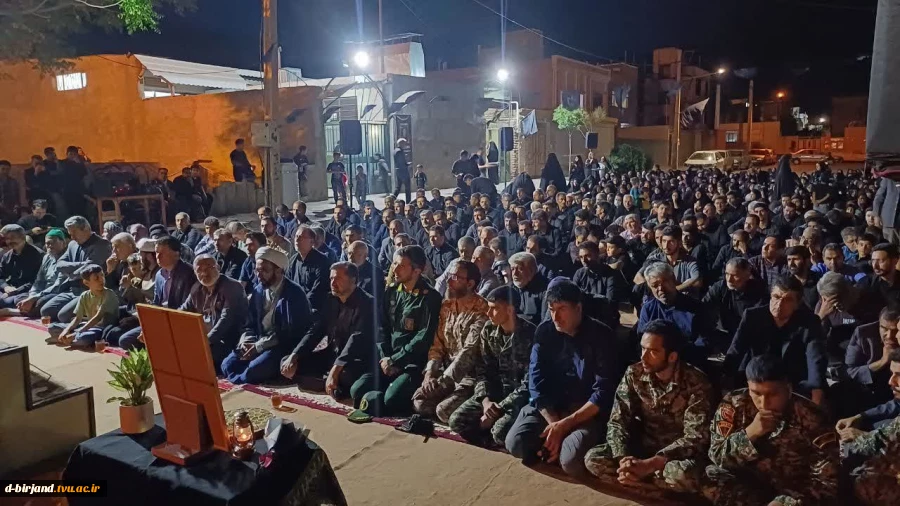 حضور در مراسم سالگرد شهادت مدافع سرافراز، شهید مهدی زیبا؛ از دانش آموختگان دانشگاه ملی مهارت خراسان جنوبی 2