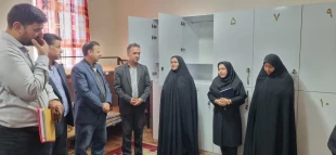 بازدید  جناب آقای دکتر خالدی، مدیرکل محترم بودجه و تحول اداری دانشگاه ملی مهارت، به همراه جناب آقای دکتر جهانگیر، ریاست محترم دانشگاه ملی مهارت استان خراسان جنوبی و همراهان، از امکانات خوابگاهی آموزشکده دختران بیرجند  2