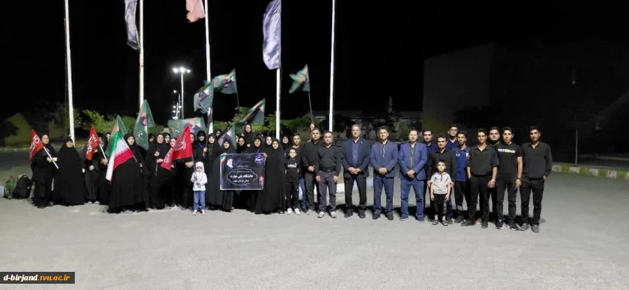 اعزام دانشگاهیان دانشگاه ملی مهارت خراسان جنوبی به مراسم تشییع رهبر شهید انقلاب در مشهد مقدس 2