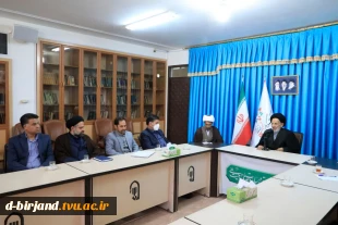 حضور  ریاست  آموزشکده دختران بیرجند در دیدار روسا دانشگاه ها و مسئولان دفاتر نهاد نمایندگی ولی فقیه در دانشگاه ها 4