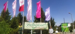 فضاسازی محیطی آموزشکده دختران بیرجندبه مناسبت هفته دفاع مقدس 2