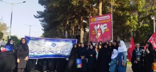 حضور اساتید، کارکنان و دانشجویان دانشگاه ملی مهارت استان خراسان جنوبی در اجتماع بزرگ «جان‌فدایان بیرجند» 2