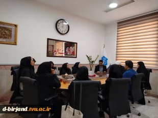 برگزاری نشست تبیینی با هدف هم‌افزایی و تبیین برنامه‌های کانون بسیج اساتیدآموزشکده دختران بیرجند  2